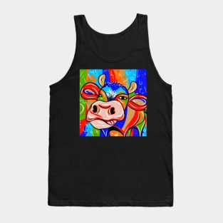 Cute animail_Cow moo Tank Top